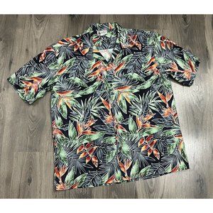 Vintage Aloha Republic Men's Hawaiian Shirt Short Sleeve Floral XL Made USA